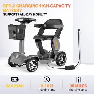 Safe, low-speed, stable, new energy, mobility vehicles/electric vehicles/recreational vehicles, and foldable electric wheelchairs for the elderly that are easy to park