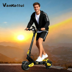 Supports OEM/ODM, LOGO customization, two-wheel dual-drive folding lithium battery, two-wheel flatbed electric vehicle 60V 1600W, a perfect commuting car