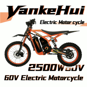 VankeHui,Factory electric vehicles, global supply,two-wheel electric motorcycles, 60V 2500W 27AH,Electric mobility scooter, unisex electric vehicle, long range, front and rear oil disc brakes